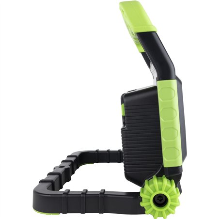 REV faro da lavoro LED a batt. Spot verde 20W con supporto