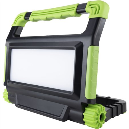 REV faro da lavoro LED a batt. Spot verde 50W con supporto