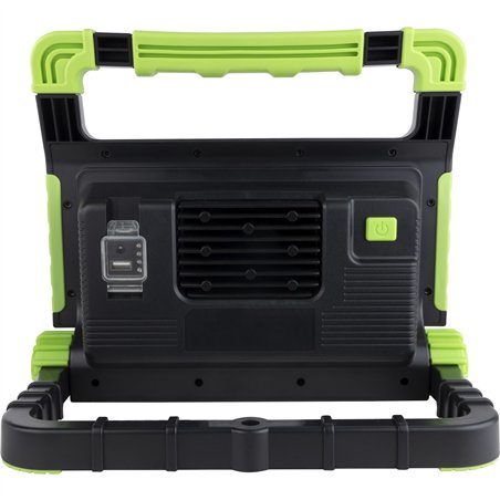 REV faro da lavoro LED a batt. Spot verde 50W con supporto