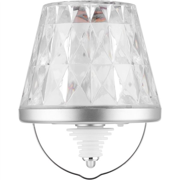 REV LED lampada a bott.con batt. Lamprusco Cristal RGBW