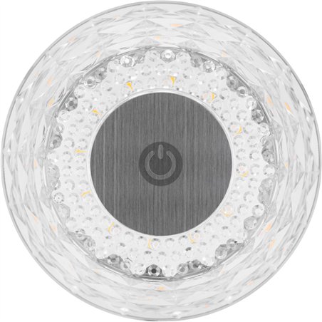 REV LED lampada a bott.con batt. Lamprusco Cristal RGBW