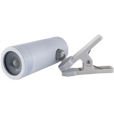 REV LED lampada c.clip a batt. interruttore, bianco 2014100300