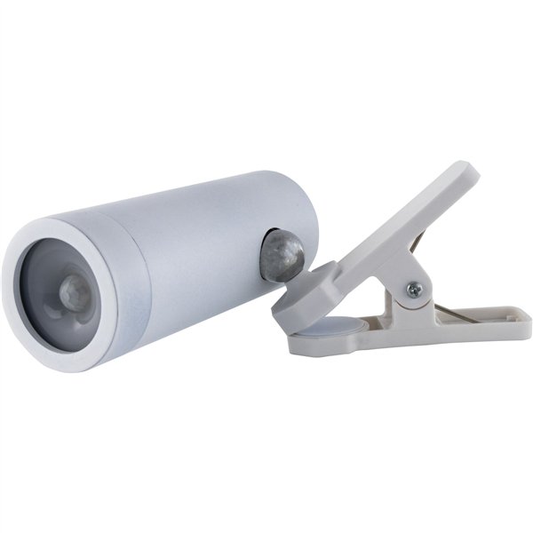 REV LED lampada c.clip a batt. interruttore, bianco 2014100300