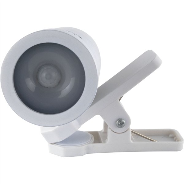 REV LED lampada c.clip a batt. interruttore, bianco 2014100300
