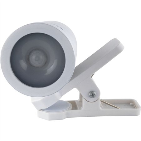REV LED lampada c.clip a batt. interruttore, bianco 2014100300