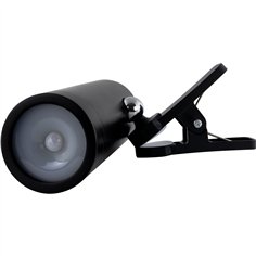 REV LED lampada c. clip a batt. c. interruttore, nero 2014100400