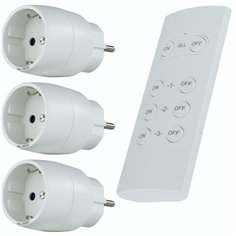 REV Radio Switch Set 3 + 1 compact white