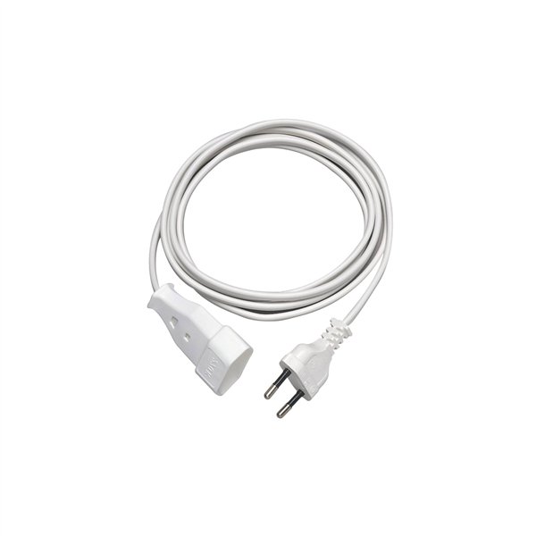 REV prolunga presa euro 3,0 m bianco