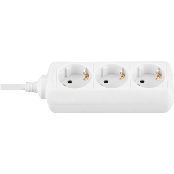 REV Presa multipla 3 ingressi standard 5m bianco