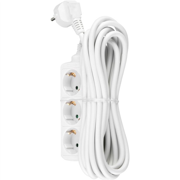 REV Presa multipla 3 ingressi standard 5m bianco