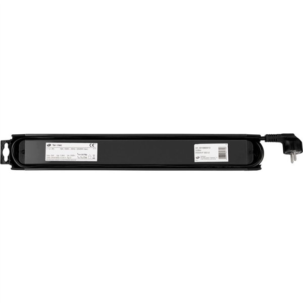 REV outlet Strip 6-fold 3m Supraguard  anthracite