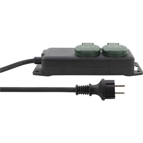 REV Presa multipla IP44 doppio 1,4m