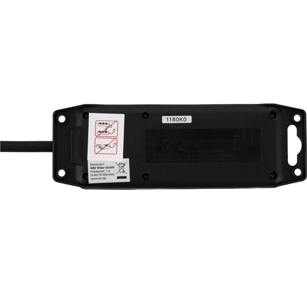 REV Presa multipla IP44 doppio 1,4m