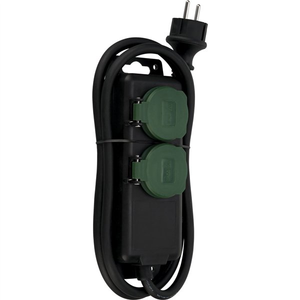 REV Presa multipla IP44 doppio 1,4m