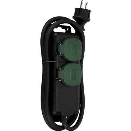 REV Presa multipla IP44 doppio 1,4m