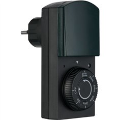 REV Timer mechanisch IP44 nero-verde