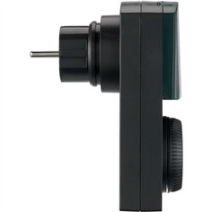 REV Timer mechanisch IP44 nero-verde 2