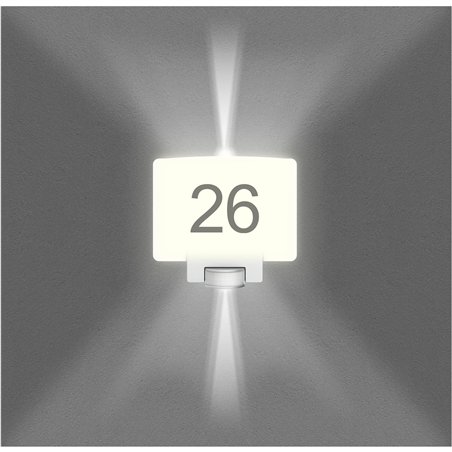 REV Link2Home LED lampada numero civico 10W bianco