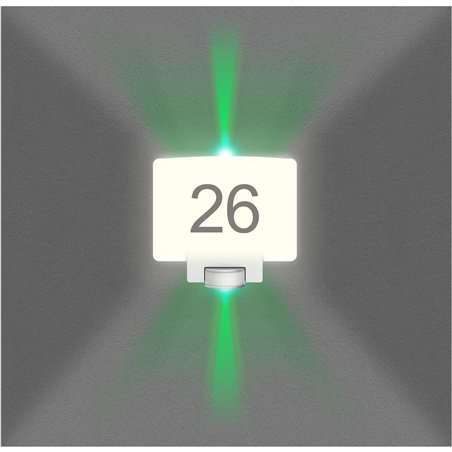 REV Link2Home LED lampada numero civico 10W bianco