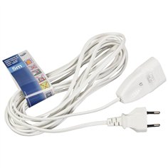 REV prolunga presa euro 5,0 m bianco