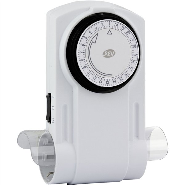REV timer meccanico doppio bianco