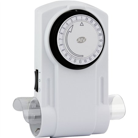 REV timer meccanico doppio bianco