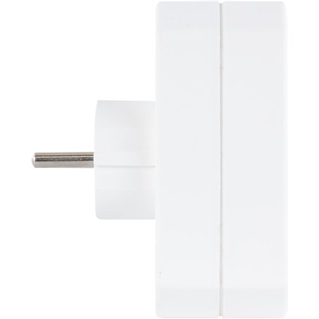 REV Steckdosenadapter 3-fach mit Überspannungsschutz, weiß