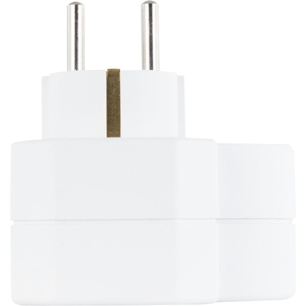 REV Steckdosenadapter 3-fach mit Überspannungsschutz, weiß