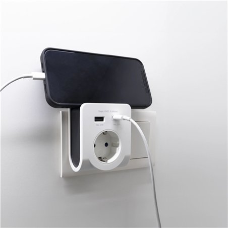 REV USB Ladegerät mit 240V Steck Dose plus USB-A&C     0020770112