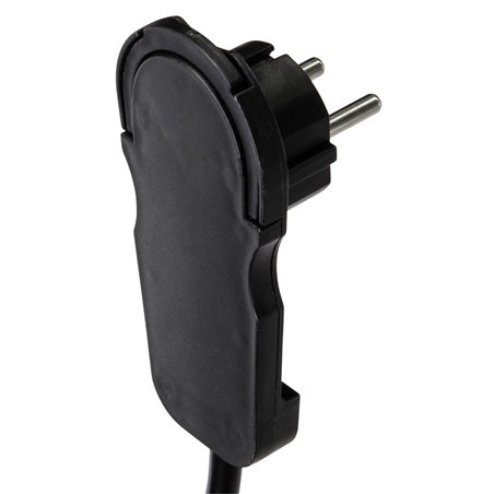 REV Presa multipla 2m 6 prese spina piatta con interr., nero