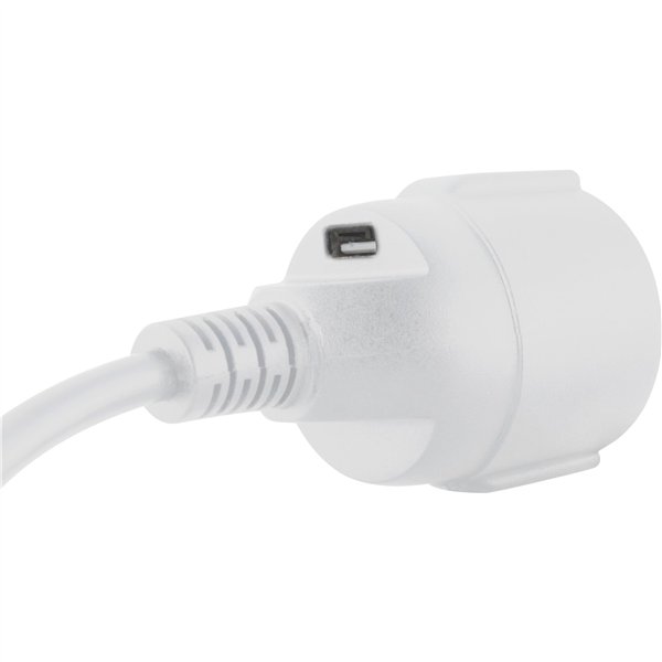 REV Safety Extension Cable 3m with USB, white  0016700114