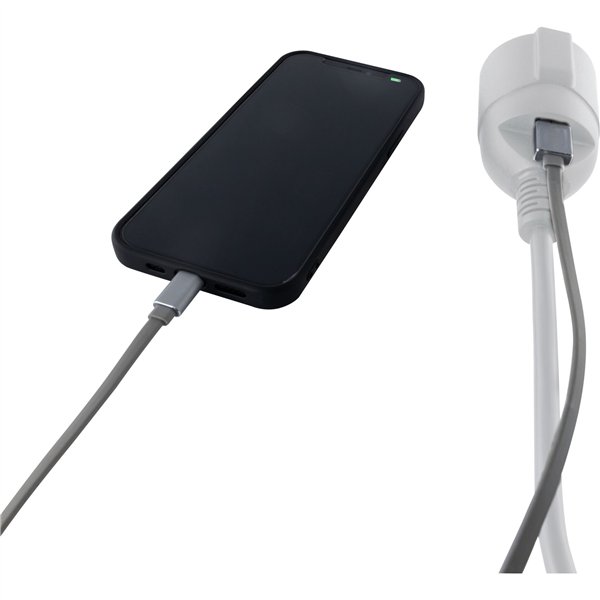 REV Safety Extension Cable 3m with USB, white  0016700114