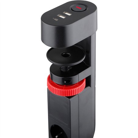 REV Presa multipla 3 prese per montaggio tav.con USB 0015728512