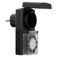 REV Timer meccanico uso esterno, nero     0025700409