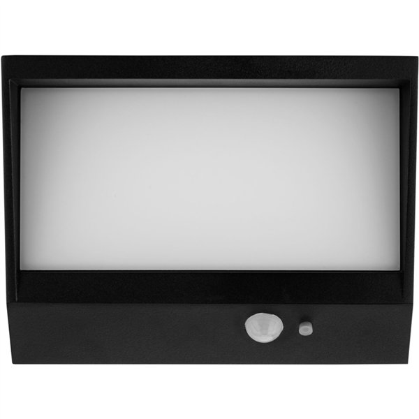 REV LED Solar Wandl.Lumus 110lm Alu schw.m.Bewegungsm.2022001300