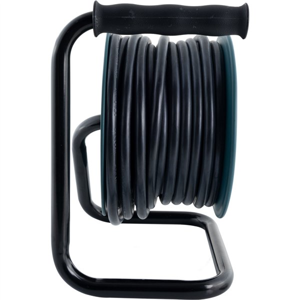 REV Kabeltrommel Mini 3-fach 10m petrol/schwarz        0010042100