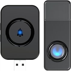 REV Orchestra Funk-Gong für USB-Steckdose 100m schw.82160512 2