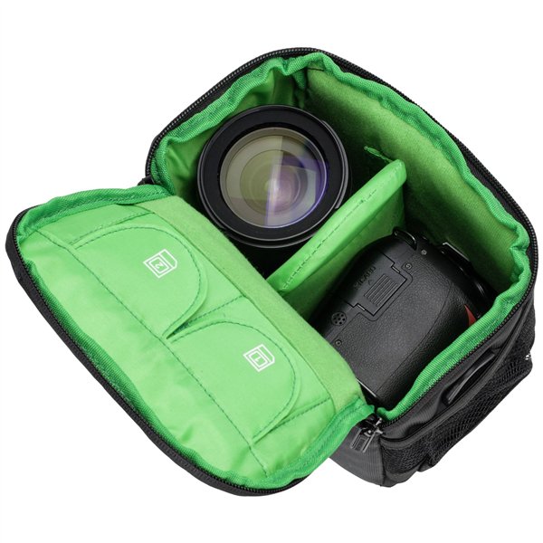 Rivacase 7420 Green Mantis borsa fotocamera DSLR nero