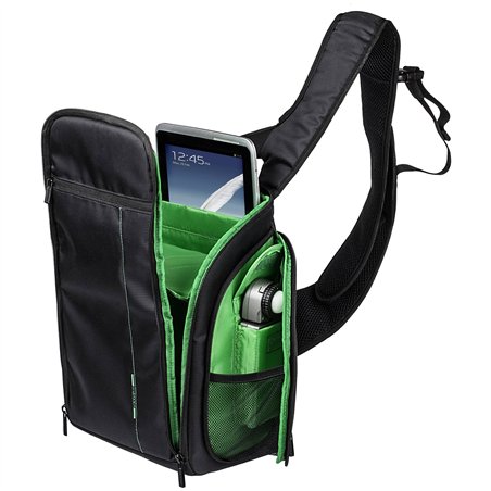 Rivacase 7470 Green Mantis borsa a tracolla DSLR nero