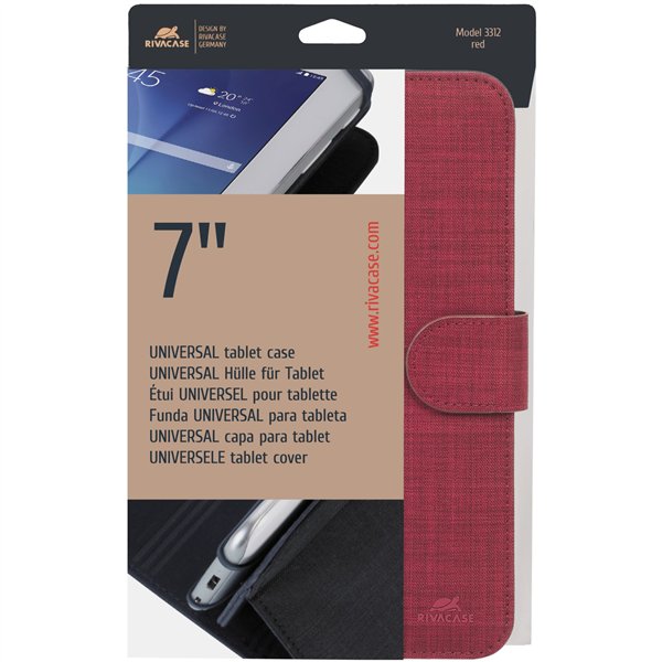 Rivacase 3312 Biscayne custodia per tablet 7 rosso