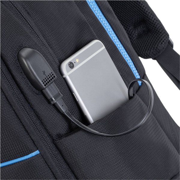 Rivacase 7860 Borneo ECO zaino da gaming 17.3  nero