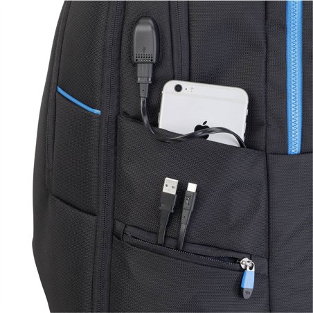 Rivacase 7860 Borneo ECO zaino da gaming 17.3  nero