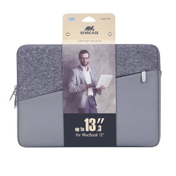 Rivacase 7903 Egmont custodia laptop 13.3  grigio