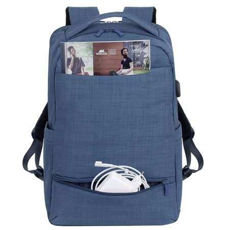 Rivacase 8365 Biscayne zaino per laptop 17.3  blu