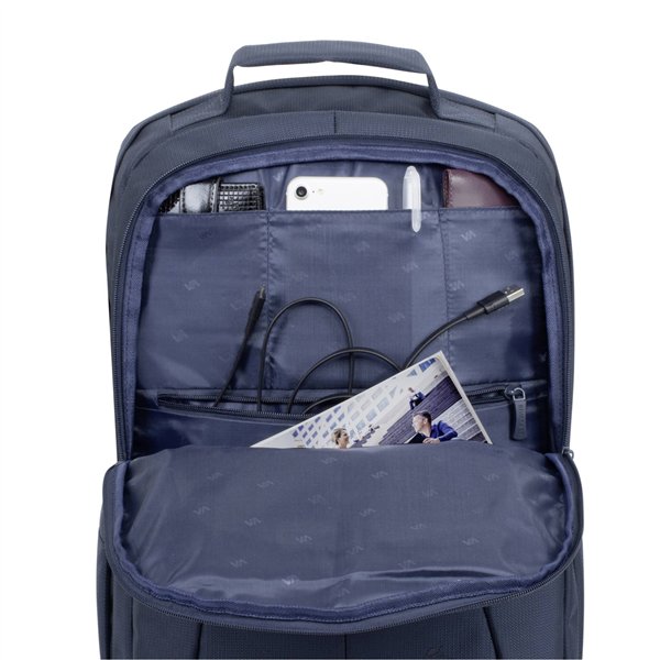 Rivacase 8460 Tegel blu scuro zaino da laptop 17.3  Eco
