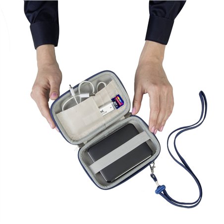 Rivacase 9101 Davos HDD borsa 2,5 azzurro