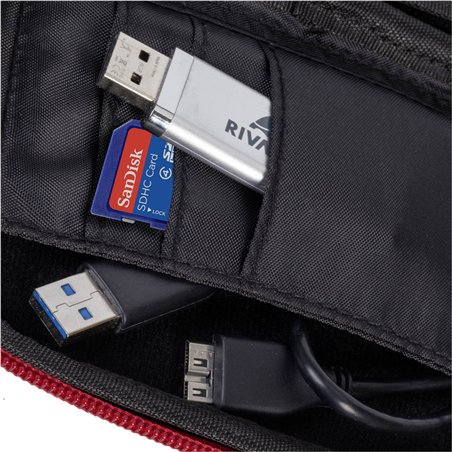 Rivacase 9101 Davos HDD borsa 2,5  rosso