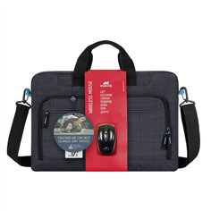Rivacase 8058 Regent borsa 17.3  nero con mouse wireless 2