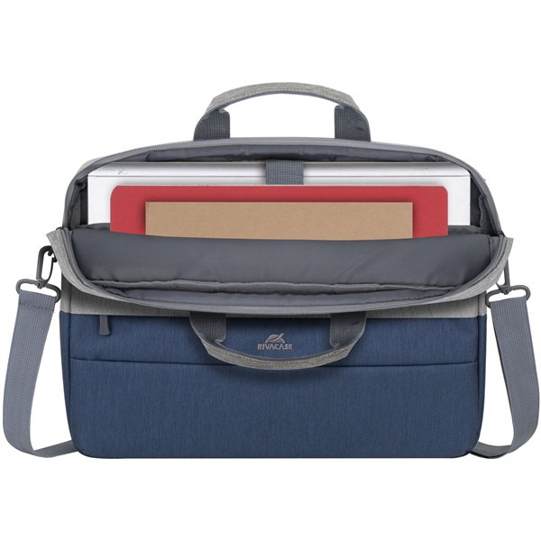 Rivacase 7532 Prater borsa laptop 15,6  grigio/blu