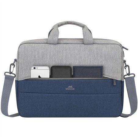 Rivacase 7532 Prater borsa laptop 15,6  grigio/blu